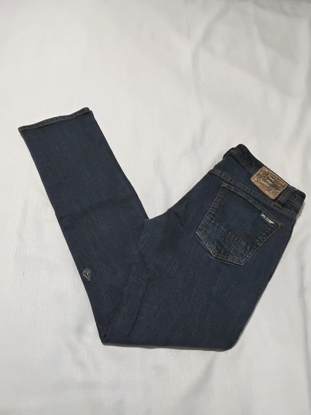 Volcom Vorton Men’s Slim Straight Dark Blue Jeans Sz 32x32.
